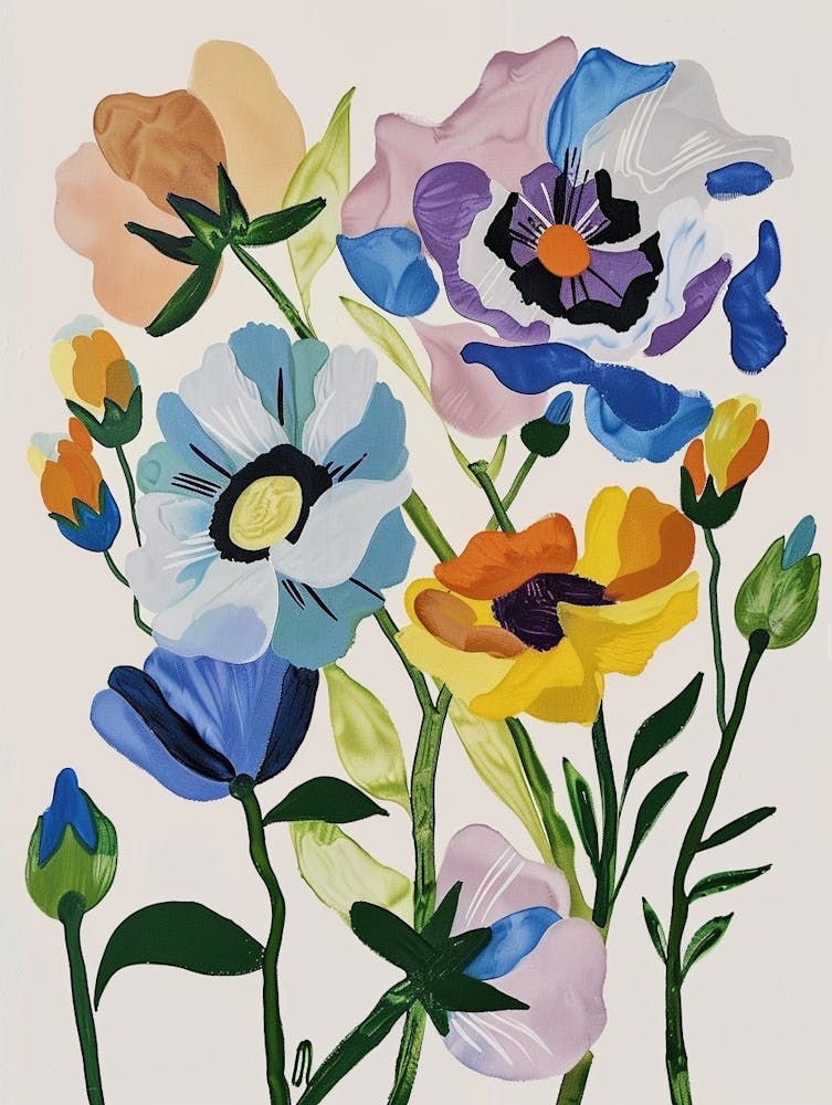 Painted Florals Lisianthus 3