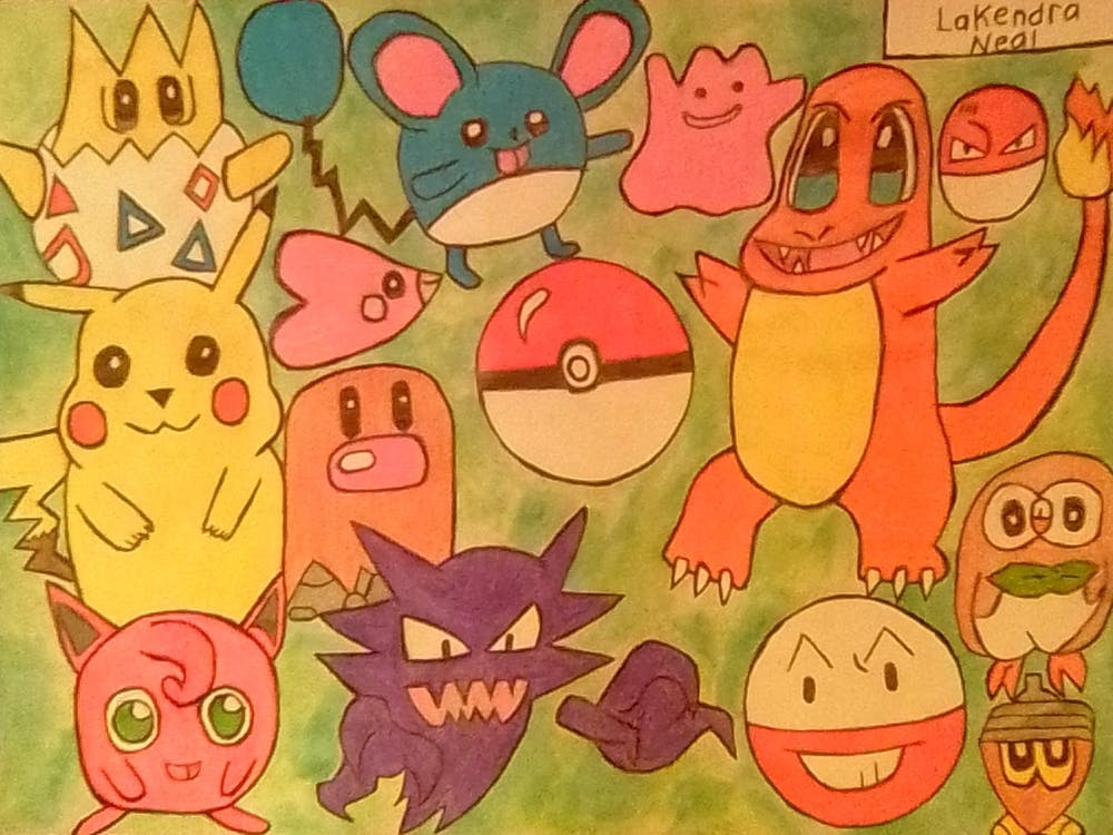 Pokemon Mix Drawing