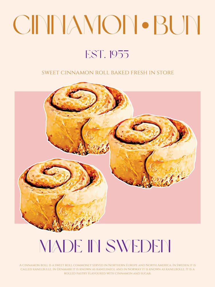 Cinnamon Bun Mid Century