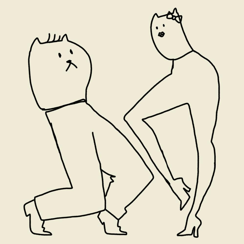 Disco Cats 2 Square