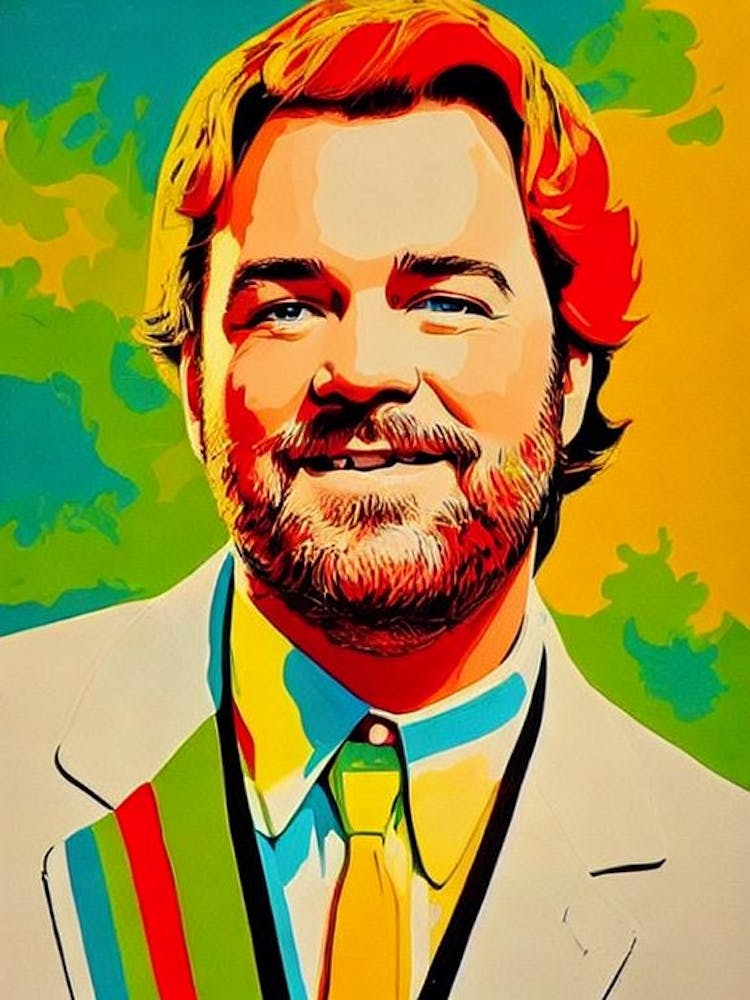 Lee Brice Colourful Pop Art