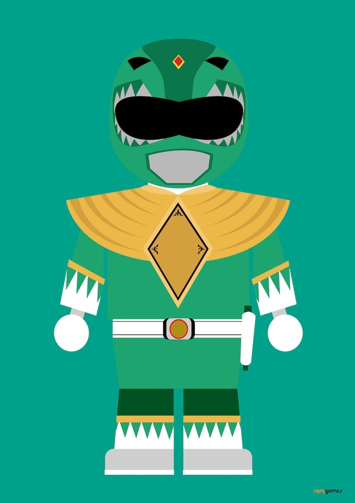 Toy Power Ranger Green 