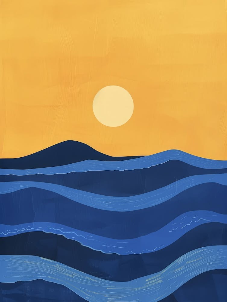 Sunset Over The Ocean 32
