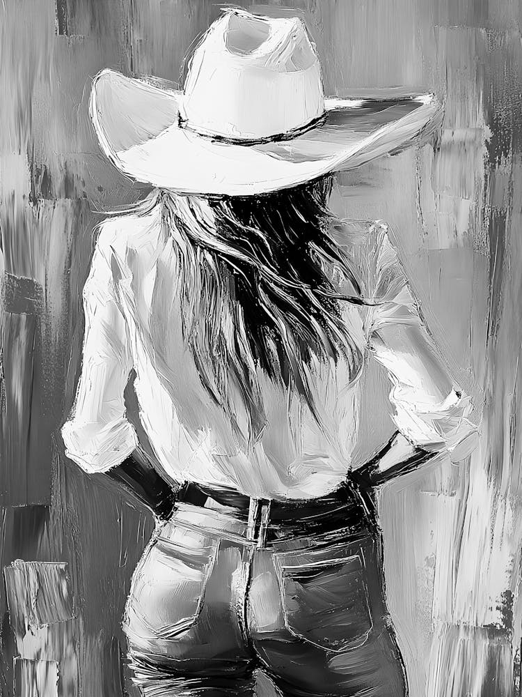 Cowgirl In A Hat