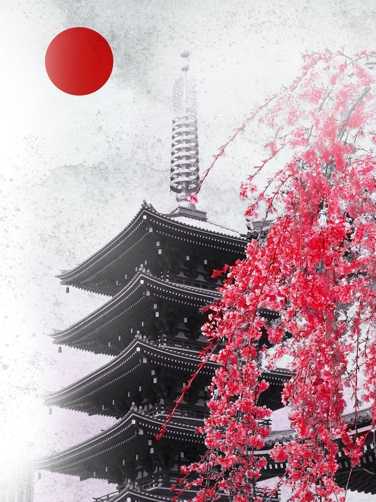 Pagoda Temple of Japan