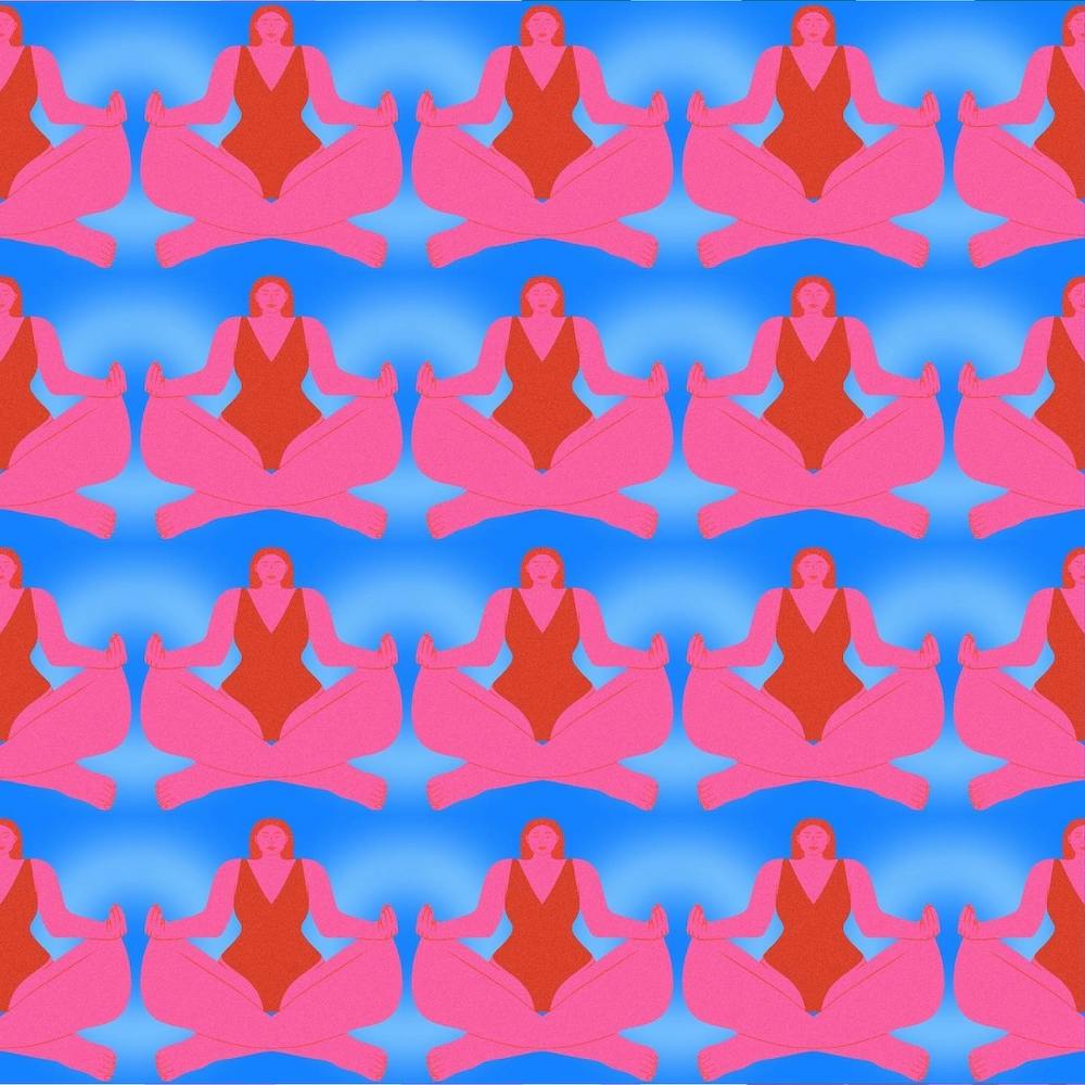 Namaste Repeat Square