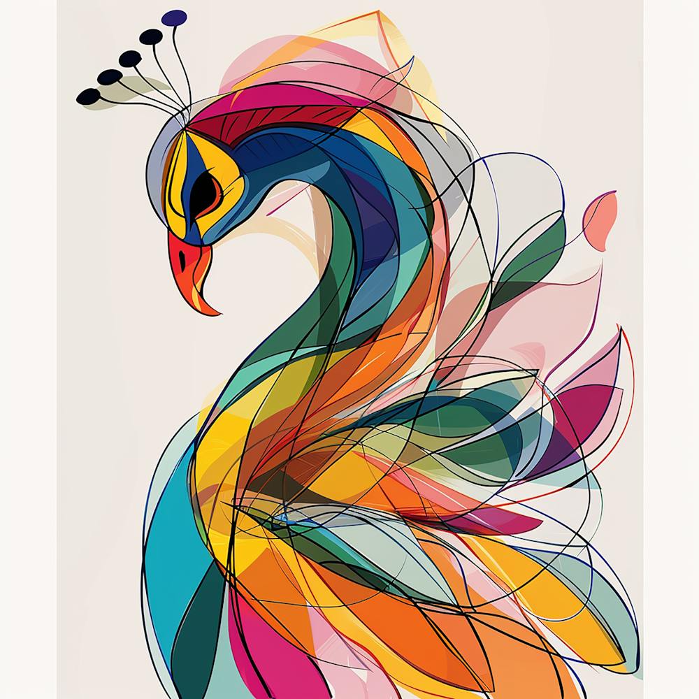 Peacock 1 - city wall art, colorful wall art, home decor, minimal art, modern wall art, wall art, wall decoration, wall print colourful wall art, decor wall art, digital art, digital art download, interior wall art, downloadable art, eclectic wall, fantas