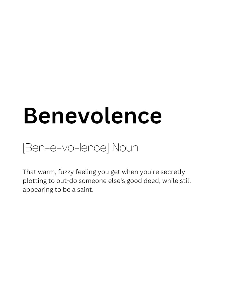 Benevolenz-Definition Bedeutung