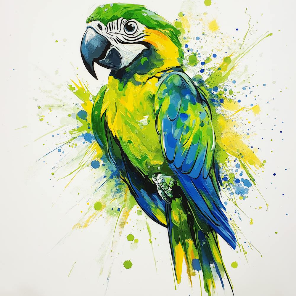 Peinture De Perroquet 1