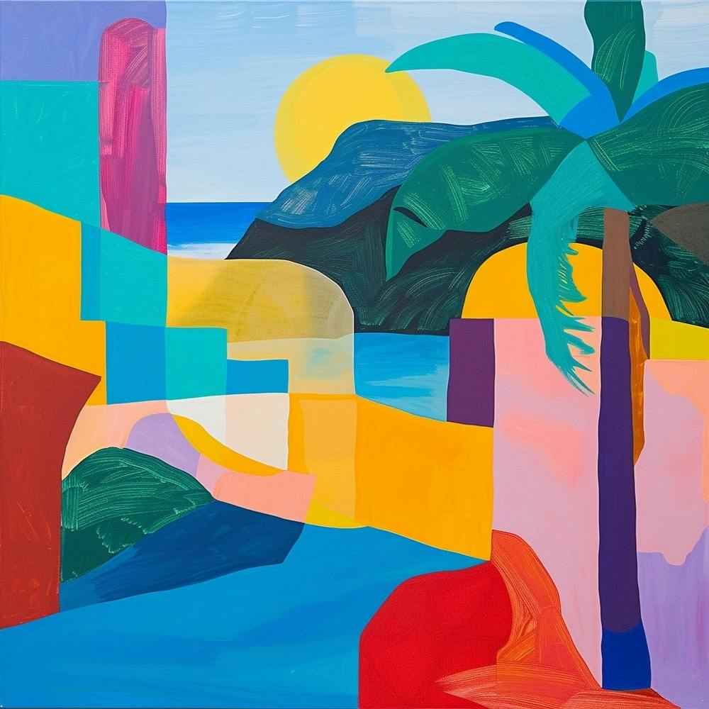 Abstract Travel Collection Bermuda 4