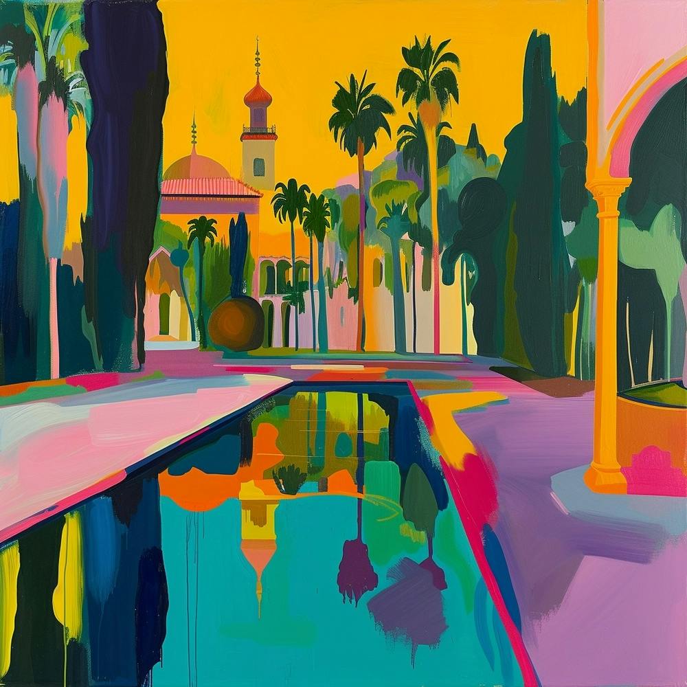 Abstract Park Collection Maria Luisa Park Seville Spain 1
