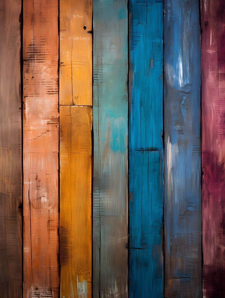 Colorful Wood Planks 1