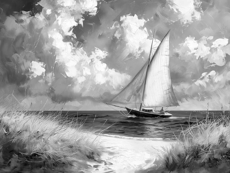 Sailboat On The Beach 3