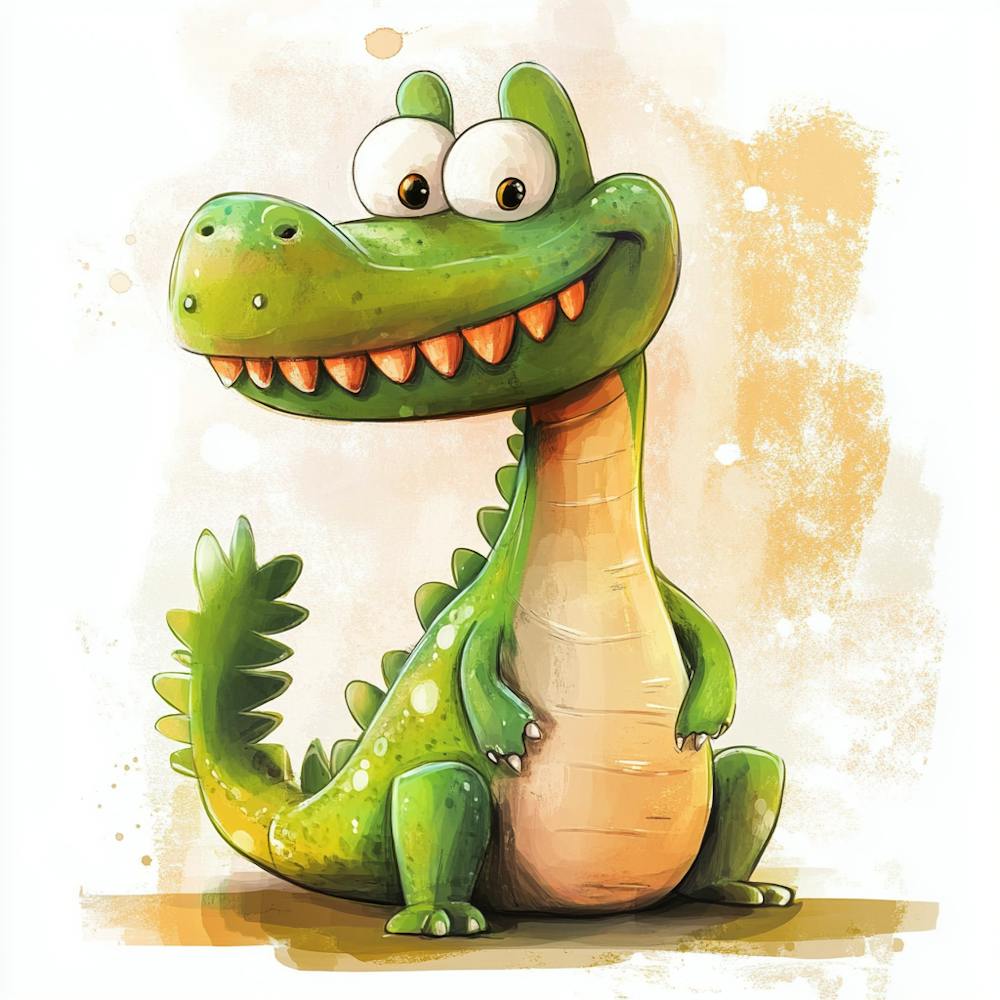 Cartoon Crocodile