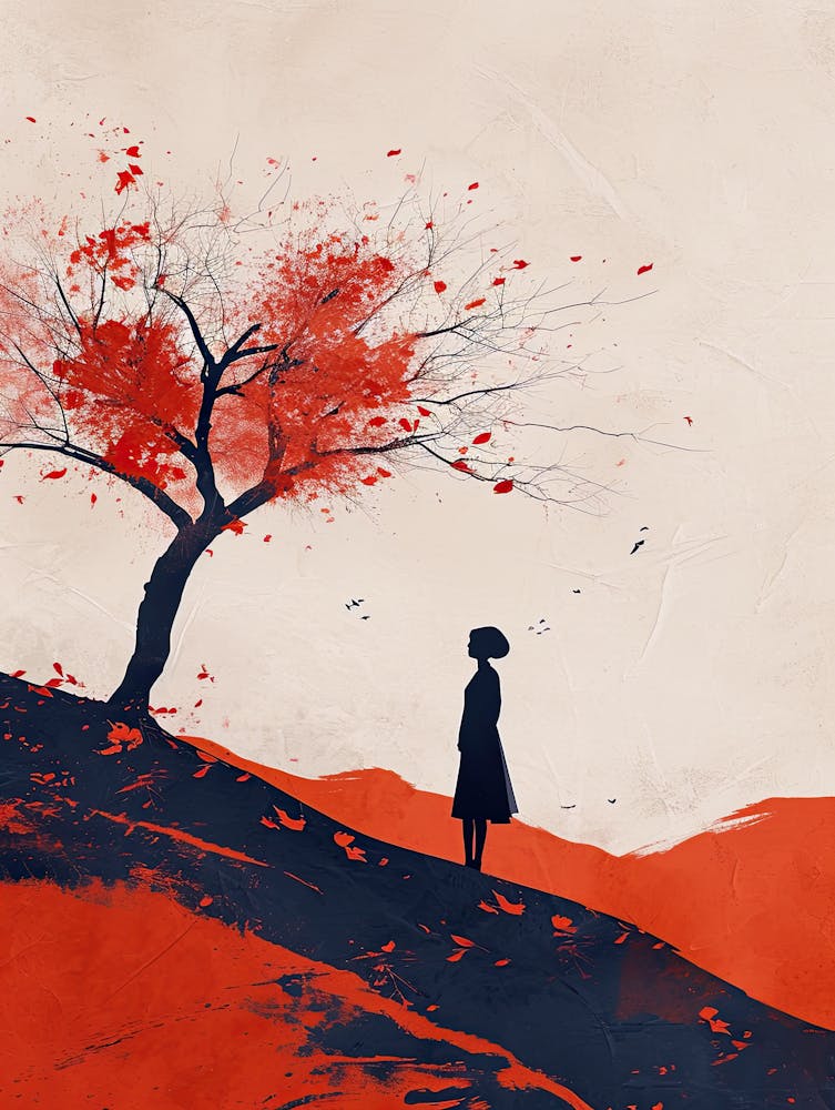 Woman Under A Tree, Minimalism