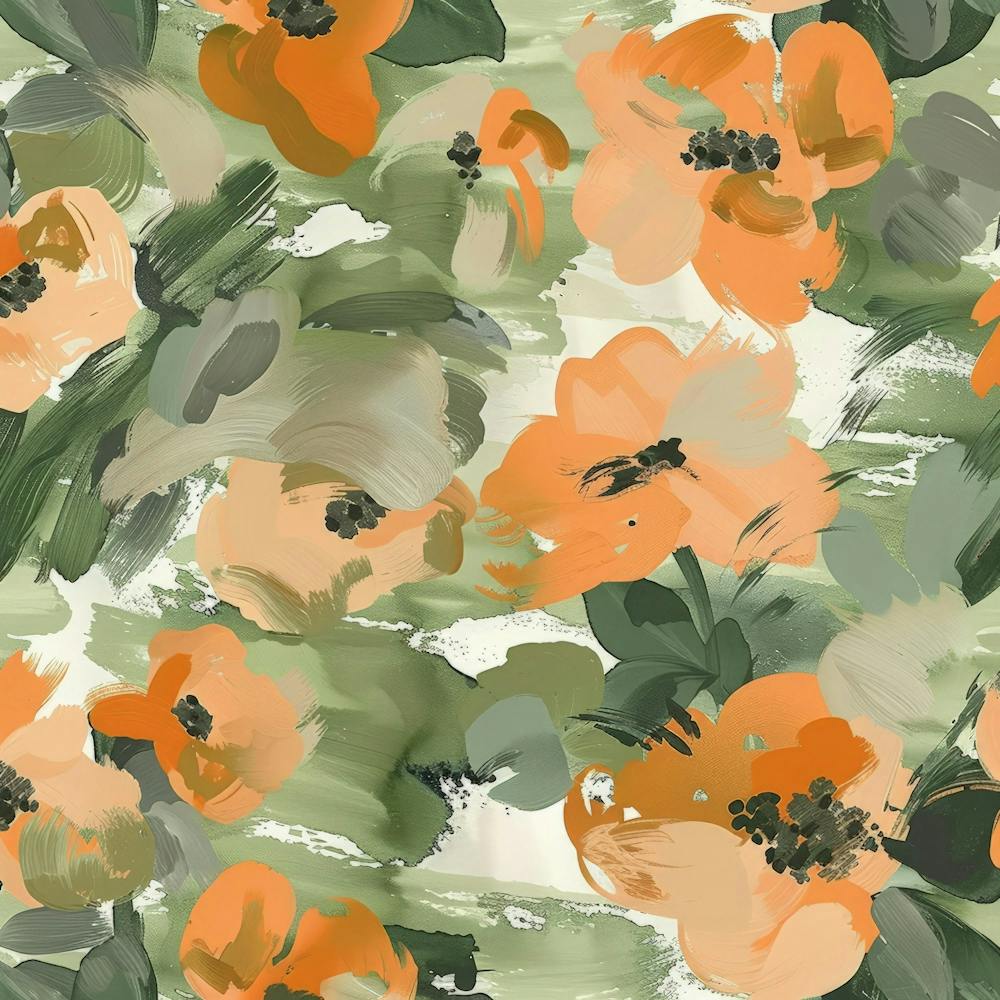 Orange Mohnblumen 3