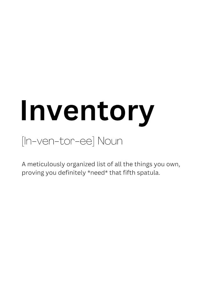 Inventory Definition Meaning