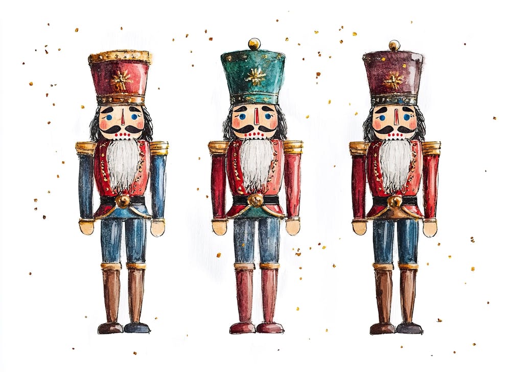 Christmas Nutcracker Painting