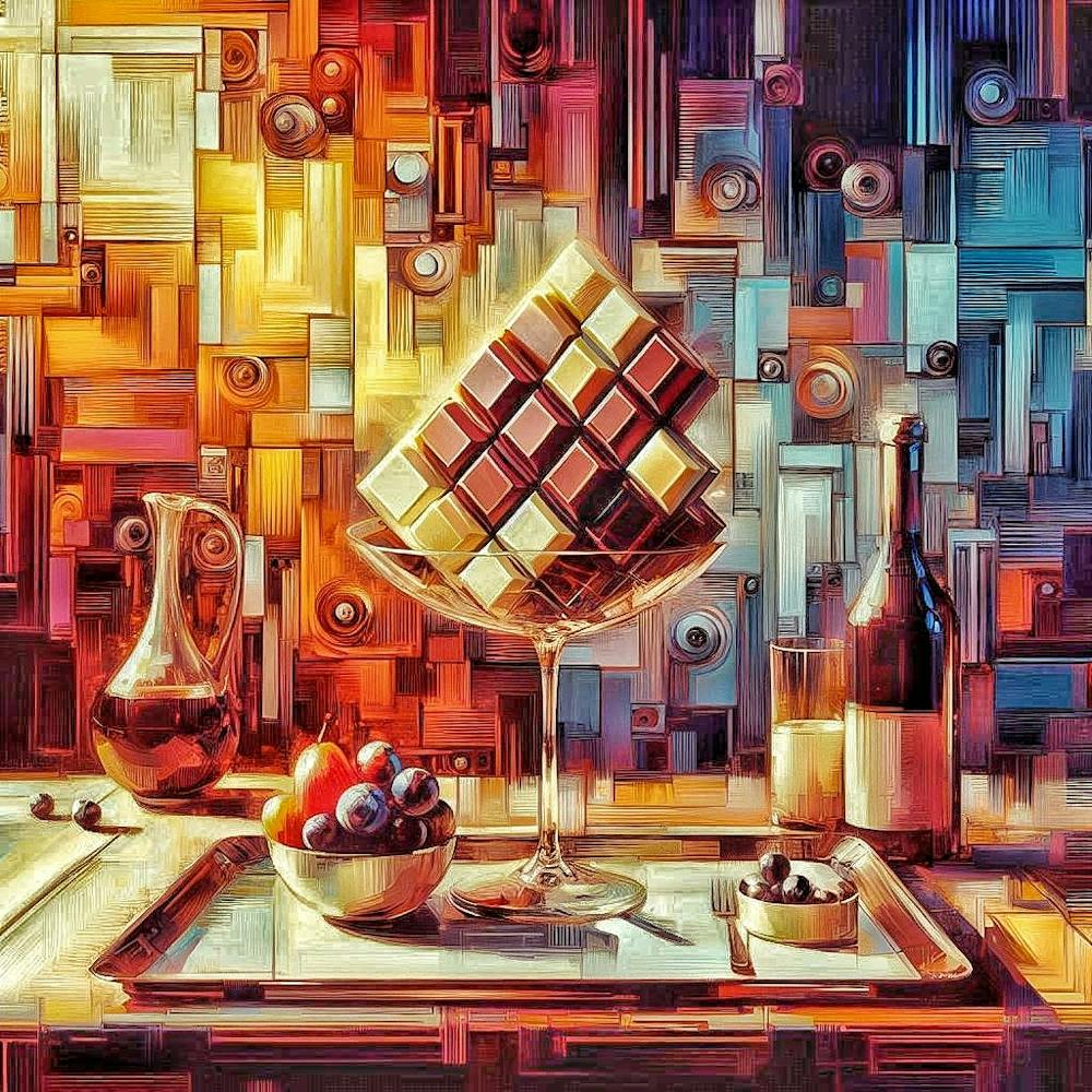 A table of Chocolate and refreshing drinks