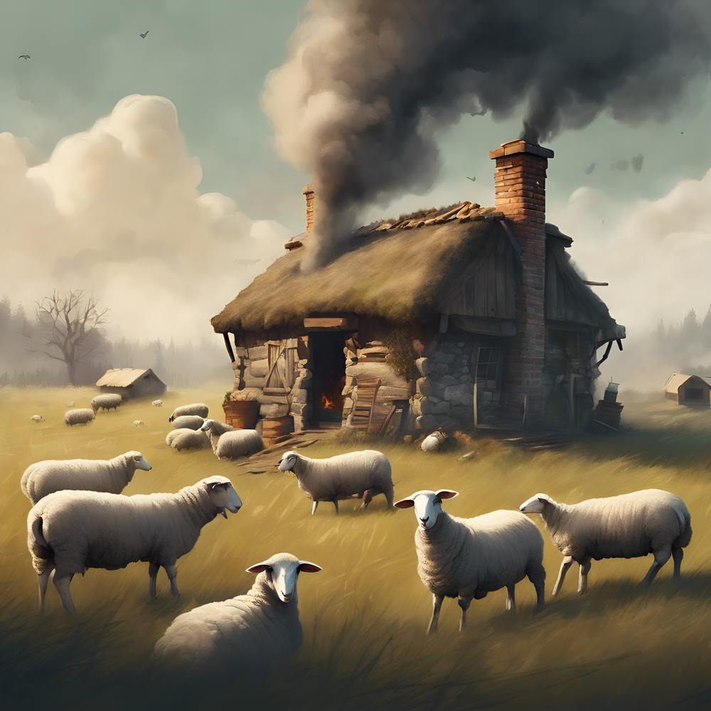 Sheep In The Field
