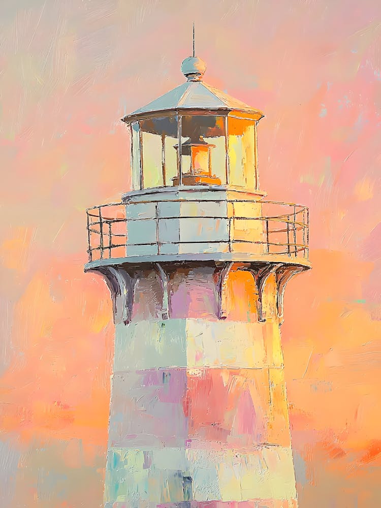Lighthouse At Sunset