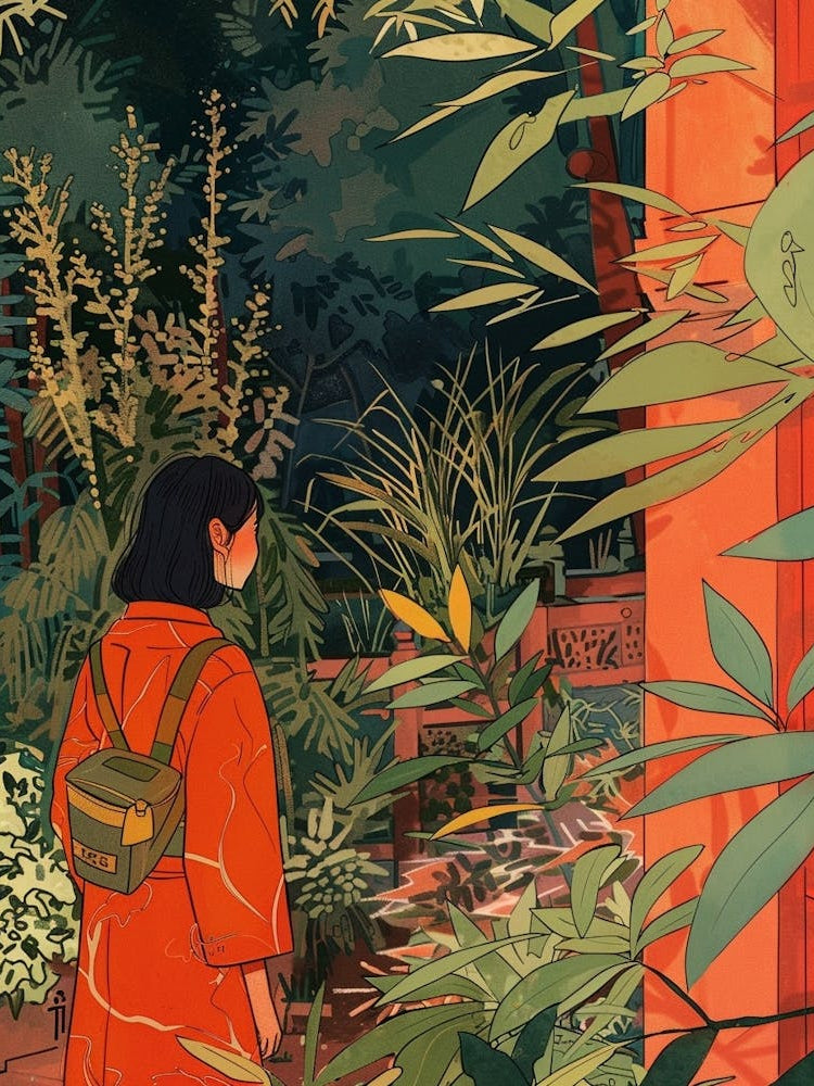 In The Garden Ryoan Ji Garden Japan 7