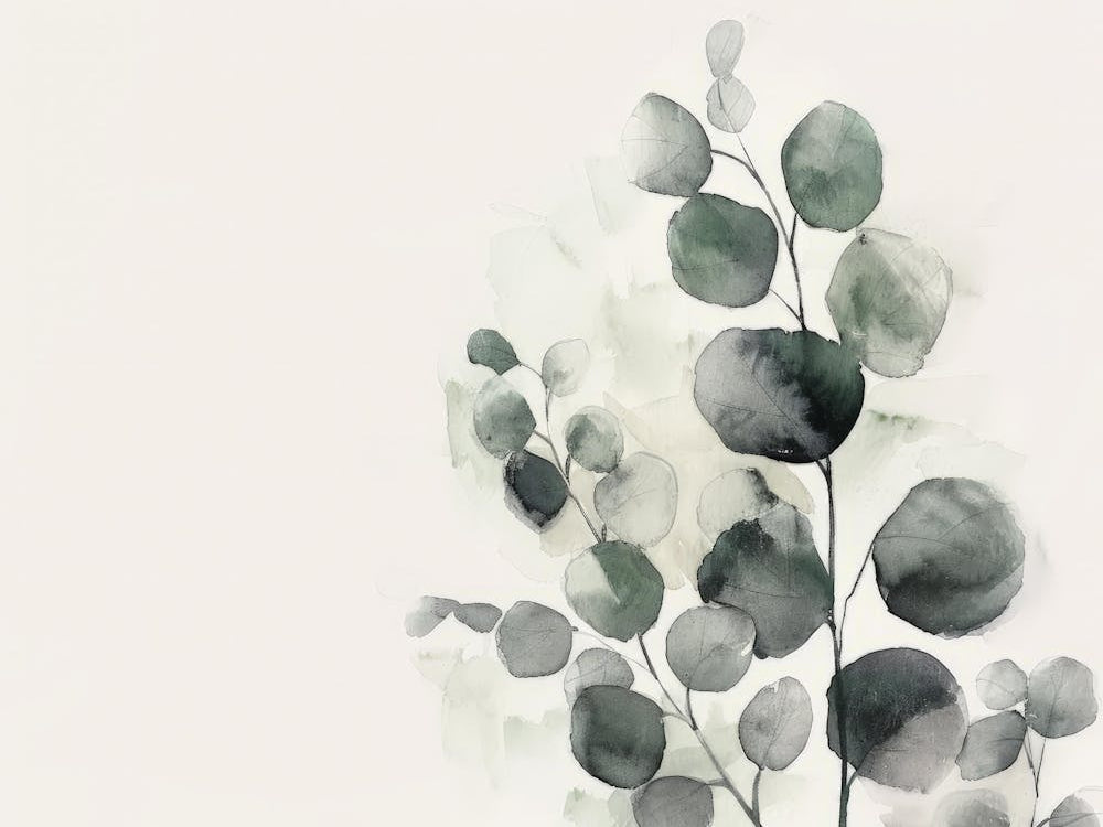 Eucalyptus Leaves Canvas Print