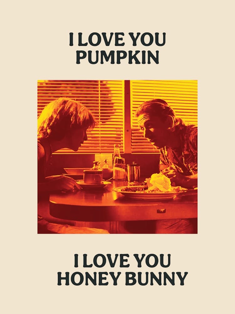 Pulp Fiction Movie Quote Honey Bunny