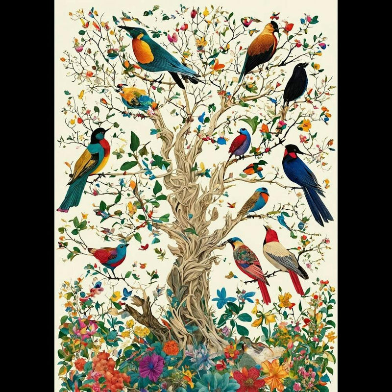 Oiseaux Dans L'Arbre 2