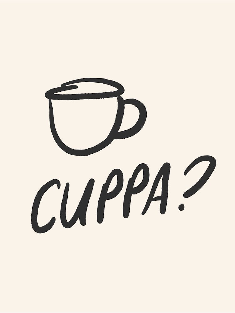 Cuppa black and cream kitchen