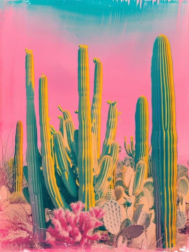Retro Cactus Wonderland 1
