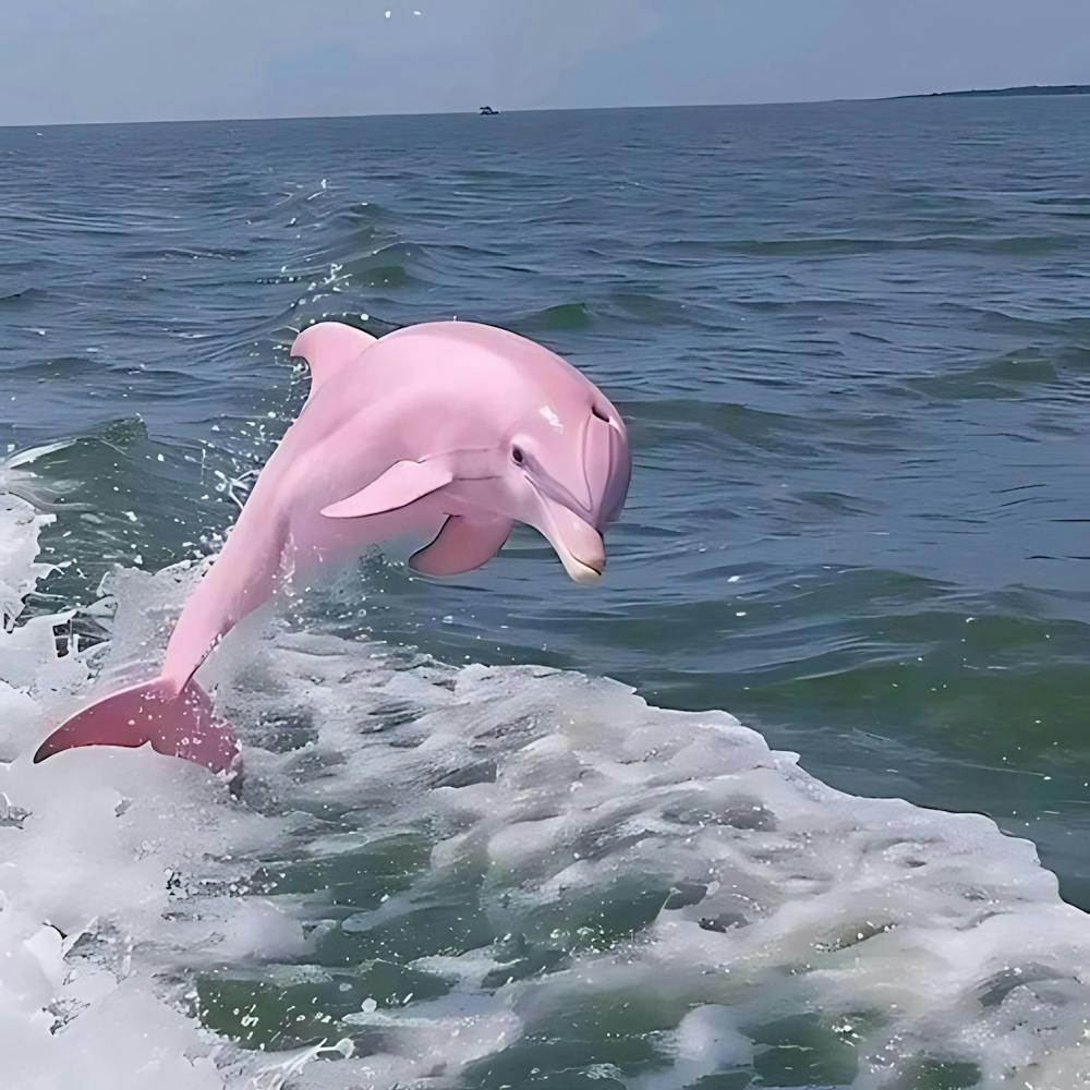 Dolphin Jumping Out Of The Water