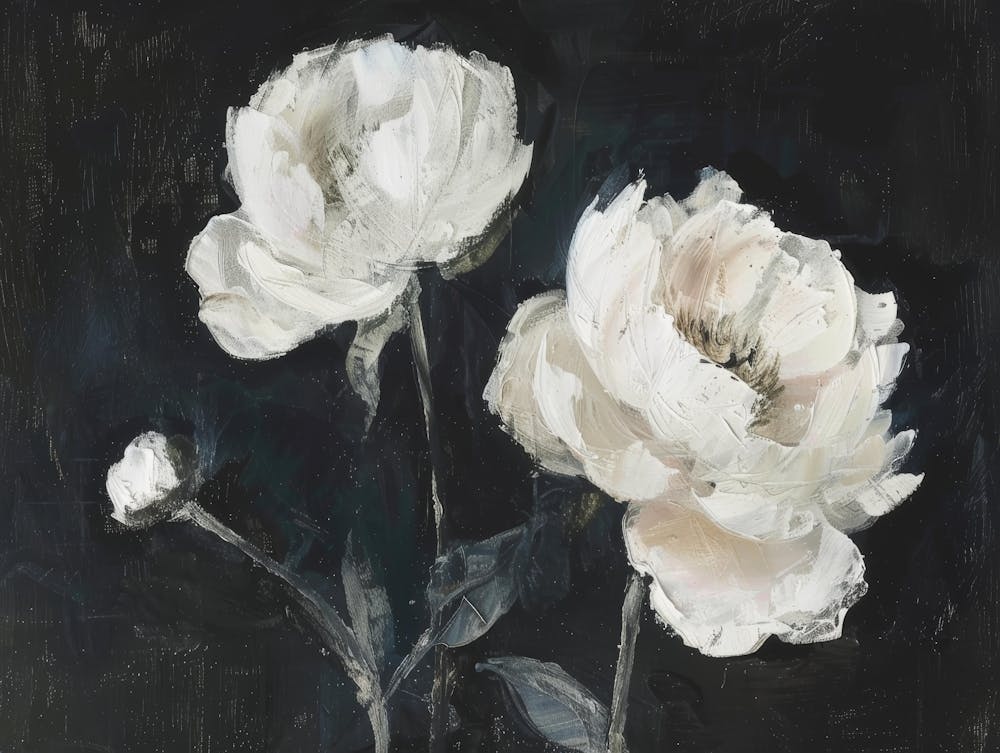 White Peonies 5