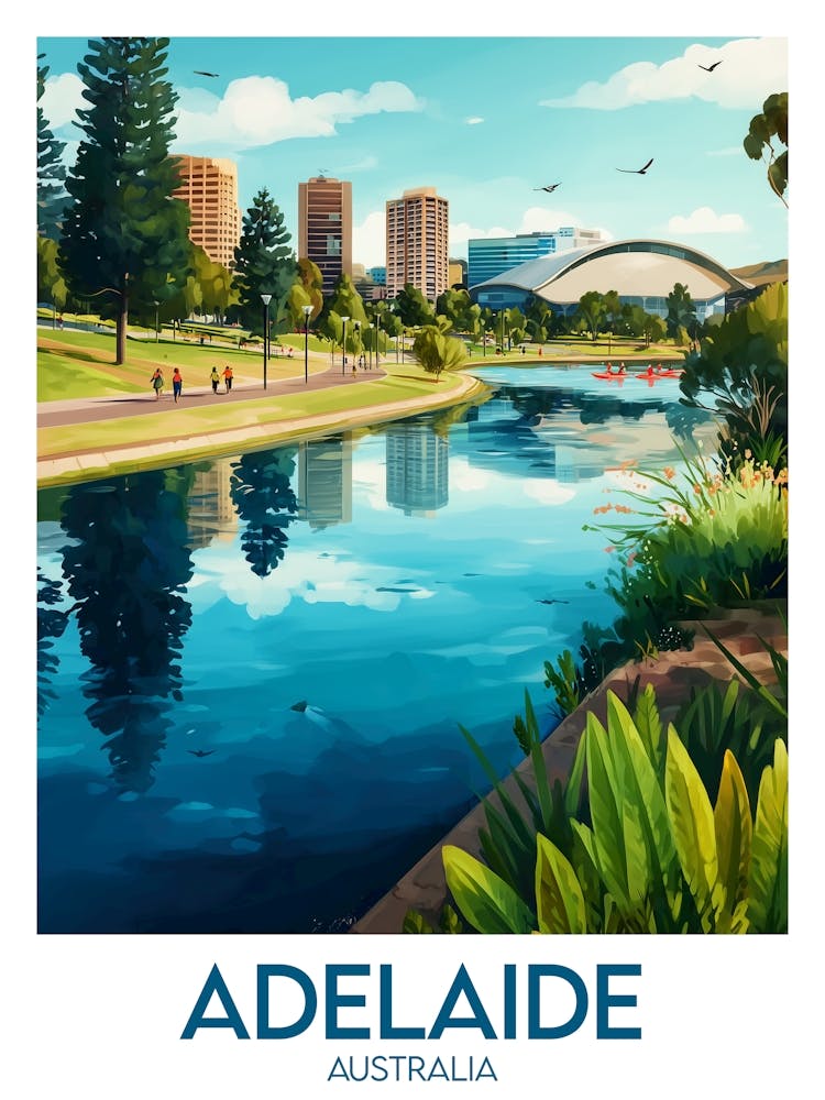 Affiche de voyage Adelaide