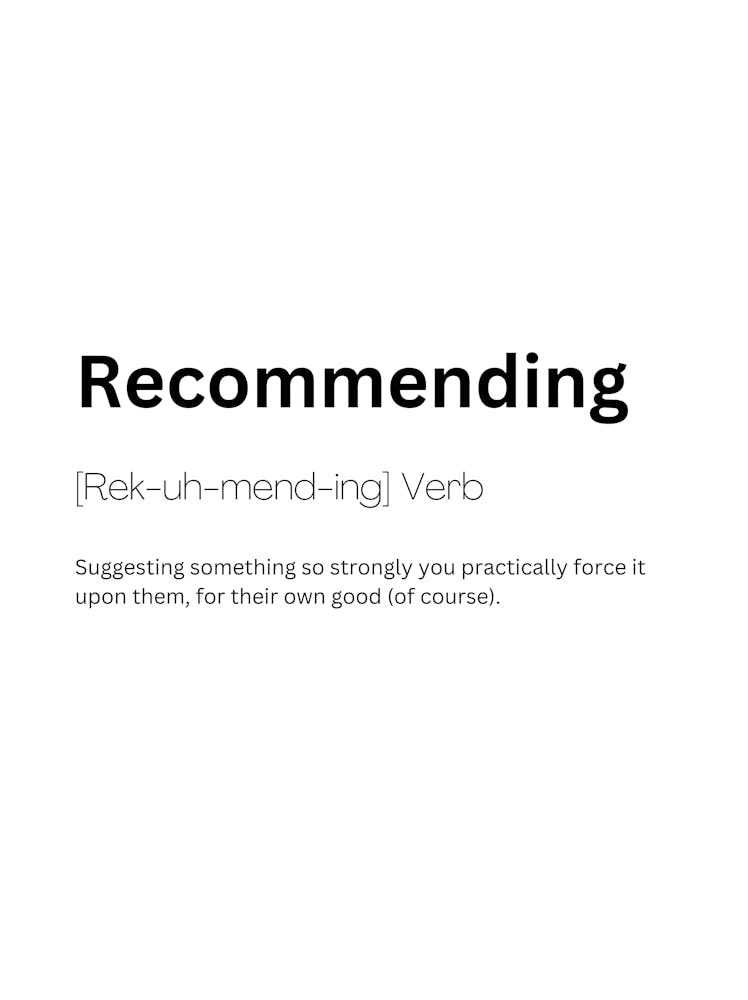 Recommending Definition Meaning 1
