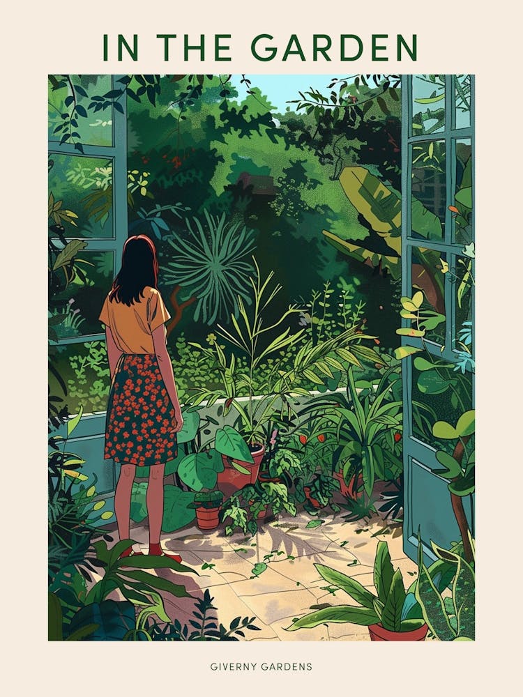 Im Garten Poster Giverny Gardens France 2