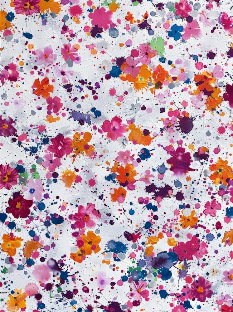 Flowers Splatter