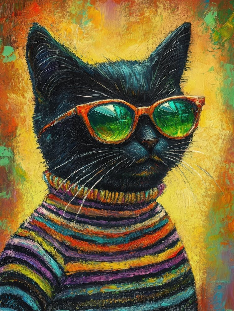 Katze mit Sonnenbrille 19