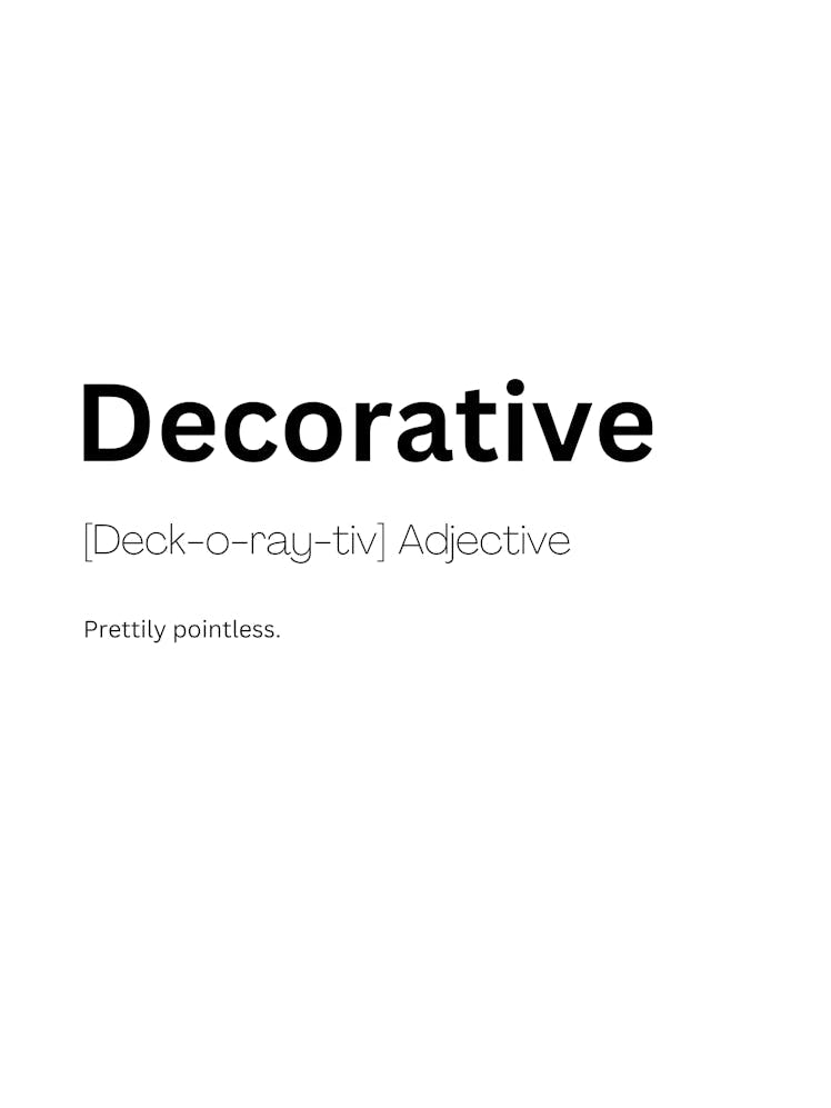 Decorative Definition Meaning