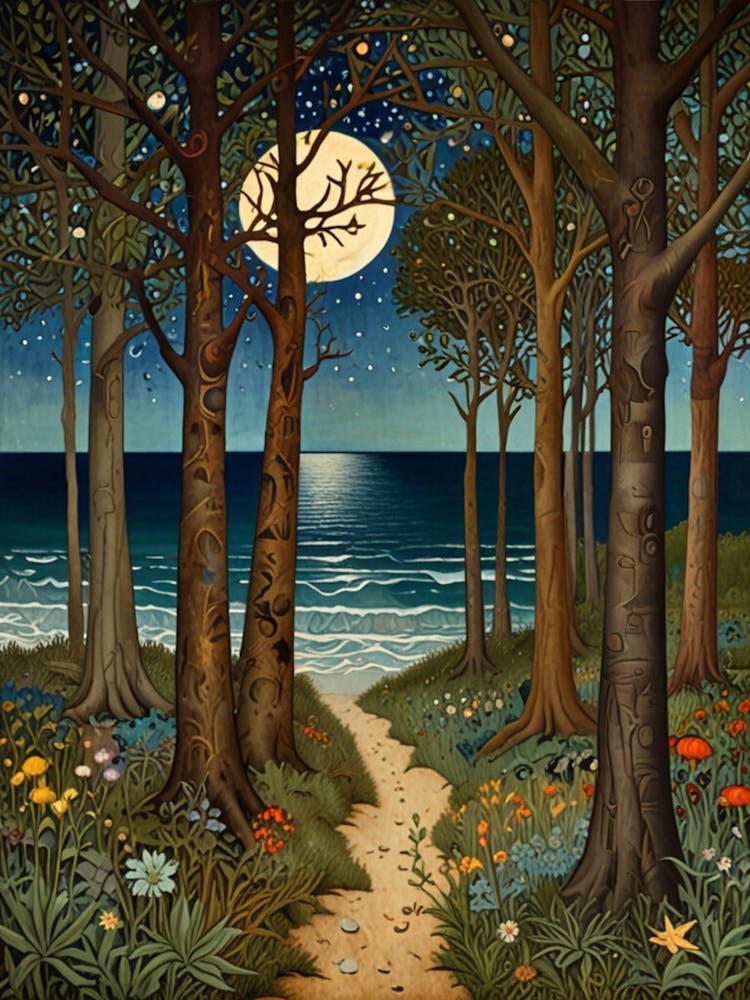 William Morris Path To The Sea