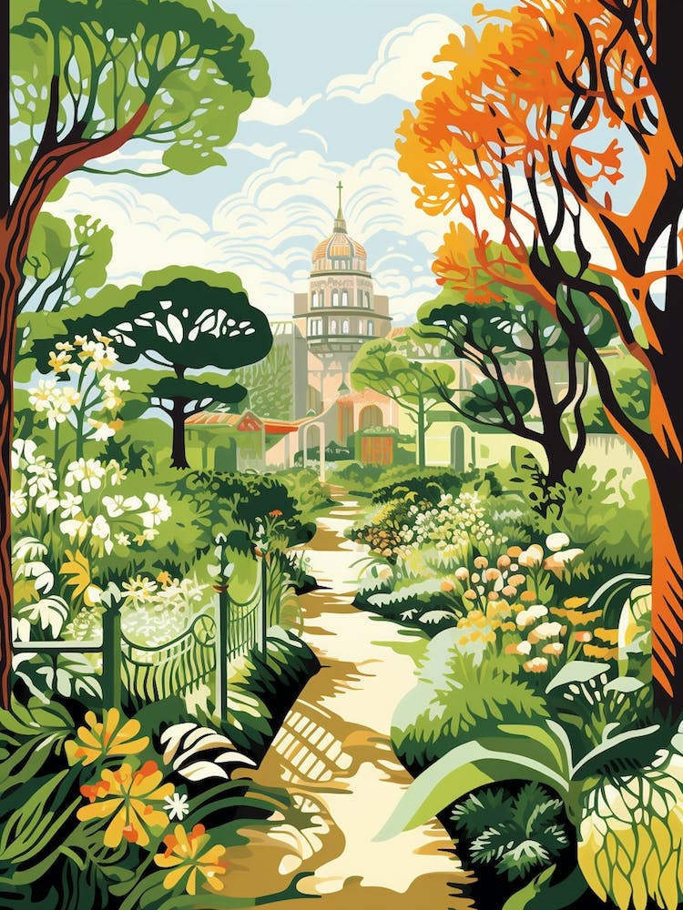 Dumbarton Oaks Usa Modern Illustration 4