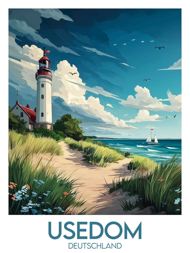 Affiche de voyage Usedom