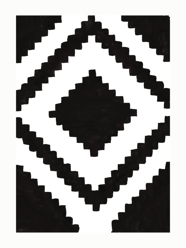 Patterns Aztec Black