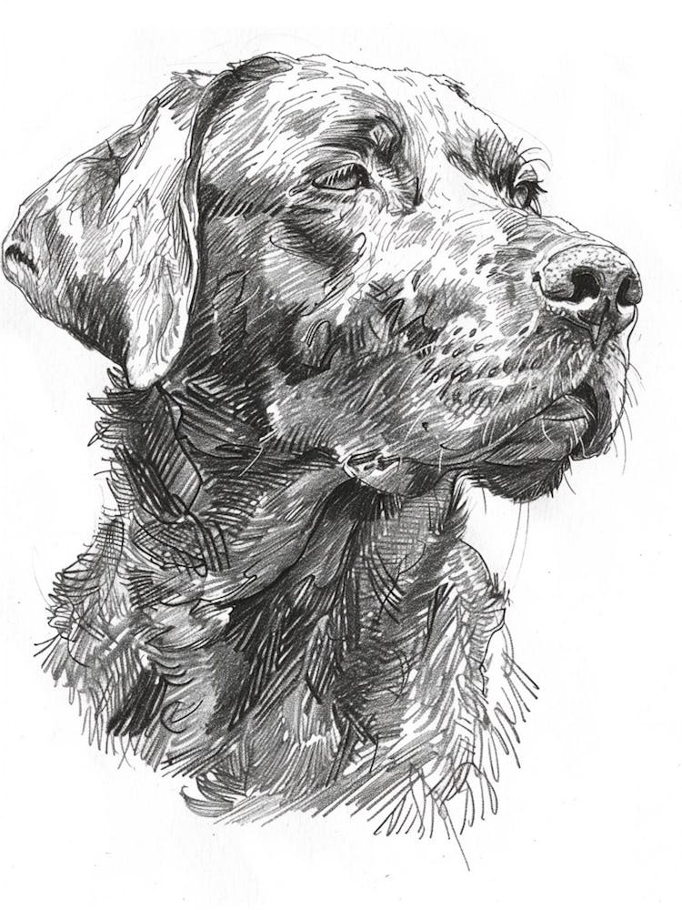 Chesapeake Bay Retriever Sketch 1