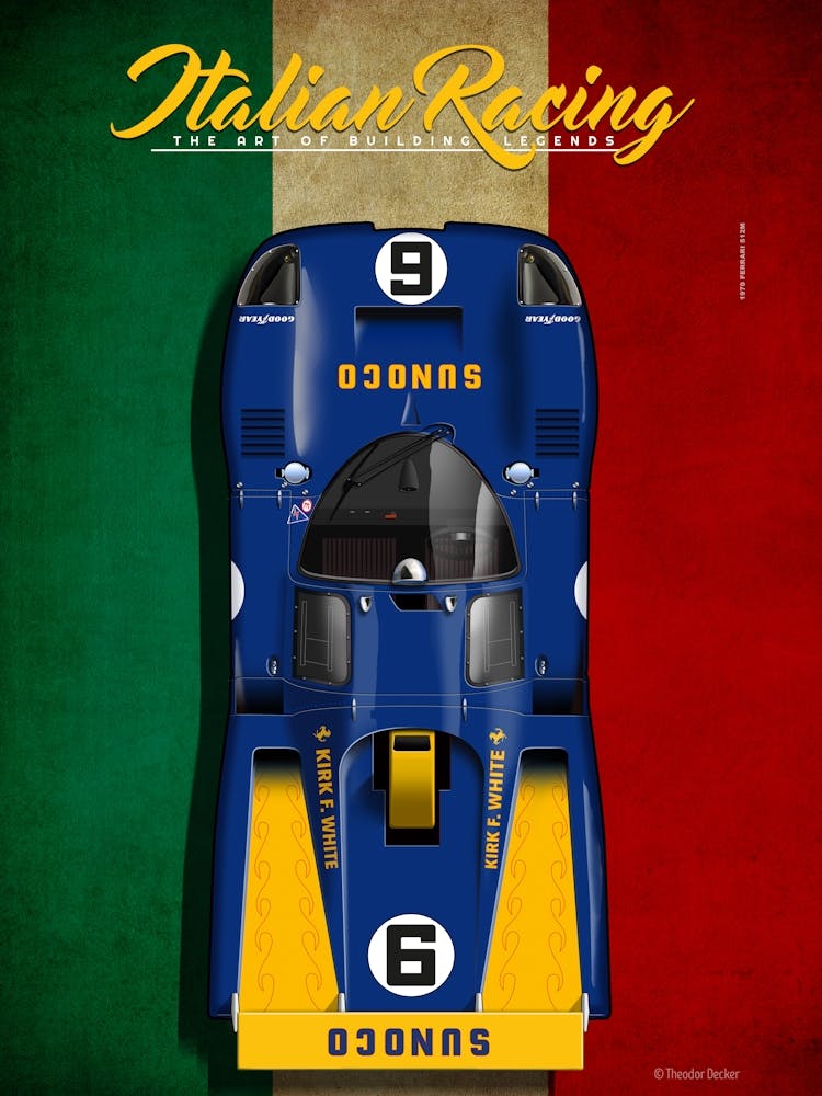 Italian Racing Ferrari 512M No.6