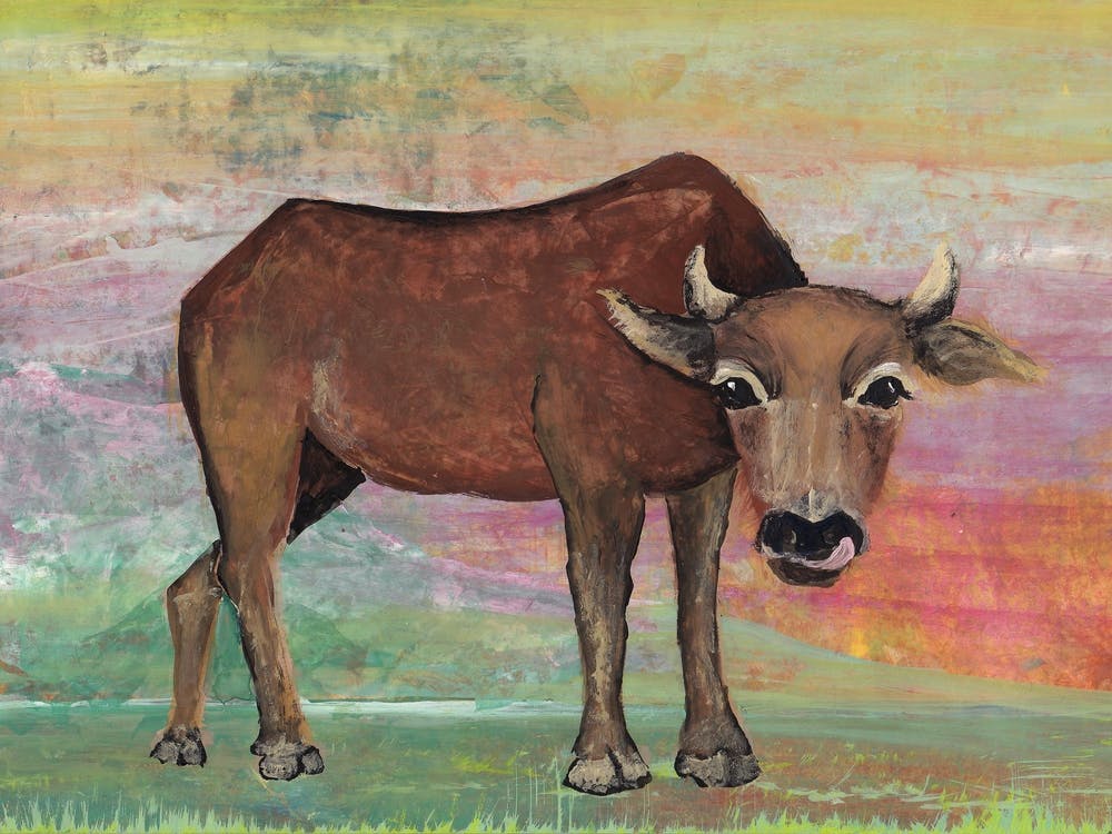 Happy Cow Painting