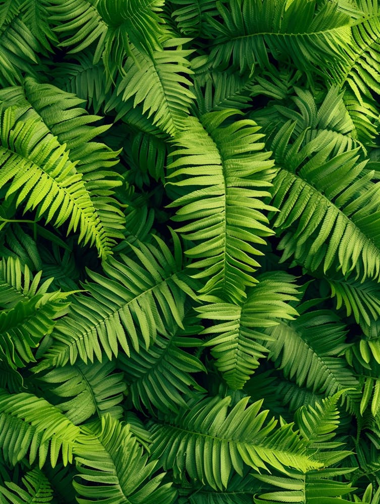 Pattern Poster Giant Chain Fern 2