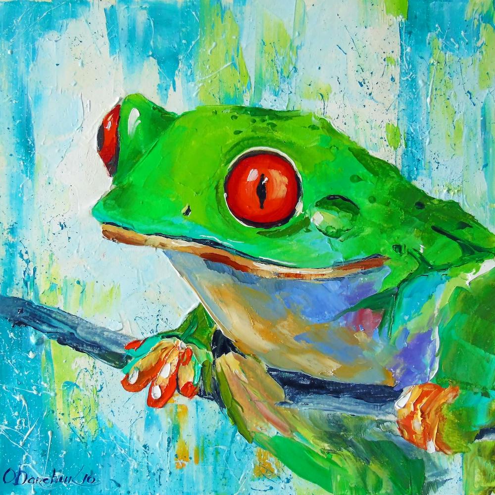 toad sits