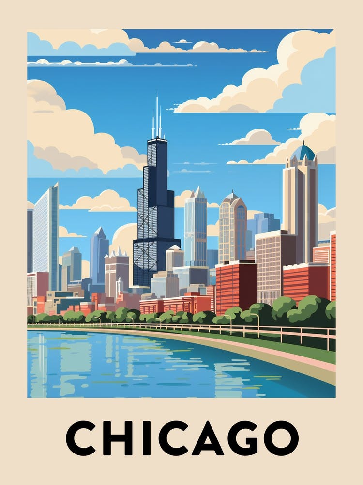 Chicago Travel Poster 15