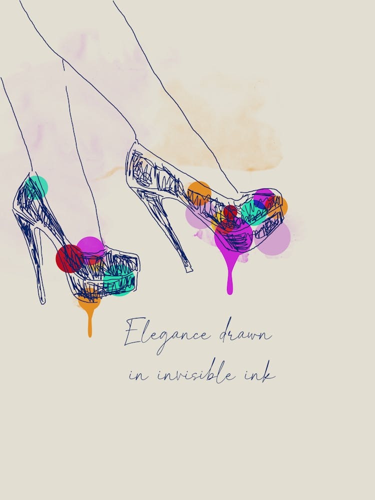 Elegant Woman In High Heels